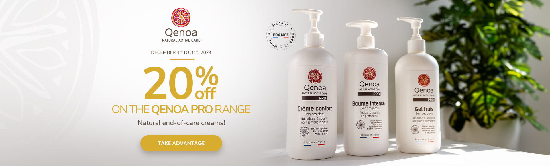 20% off on the Qenoa Pro range until 31/12/2024!